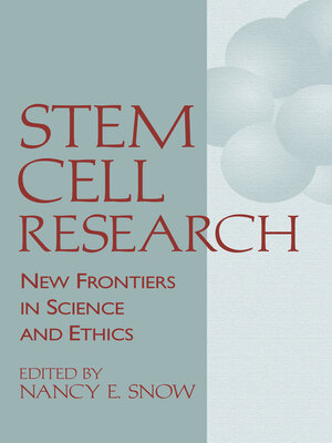 cover image of Stem Cell Research